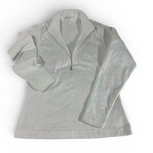 Nike Golf Therma-Fit White 1/4 Zip Pullover Women’s Small CLEAN